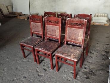 пластиковый стол: Для гостиной, Новый, Прямоугольный стол, 4 стула — 4