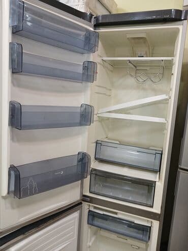 Кухонные плиты и варочные поверхности: Б/у 2 двери Холодильник Продажа, цвет - Серый, С колесиками — 3