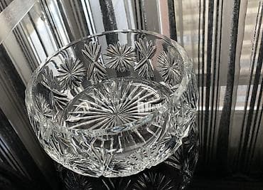 aksesuar qabi: Temiz xrustal vaza. 🌺21/9 — 1