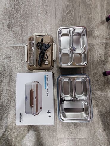 şüşə banka istehsalı: Elektrikli Qızdırılan yemek TermosuLunch Box Çıxarıla bilən qida — 6