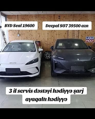 Nəqliyyat: BYD Seal – elektrik sedan Qiymət: 19 600 AZN (şəkildə göstərildiyi — 1