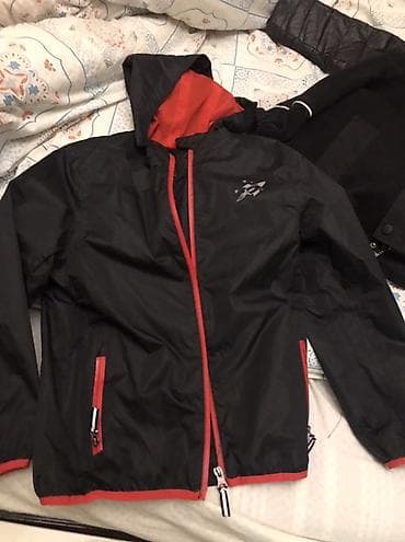 kollec jaketi: Uşaq üst geyimləri dəsti - 3 parça: kapüşonlu yağmurluq, kapüşonlu — 2