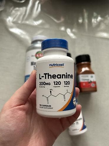 Gözəllik və sağlamlıq: Nutricost L-Theanine – 200 mq, 120 kapsul - Marka: Nutricost - — 1