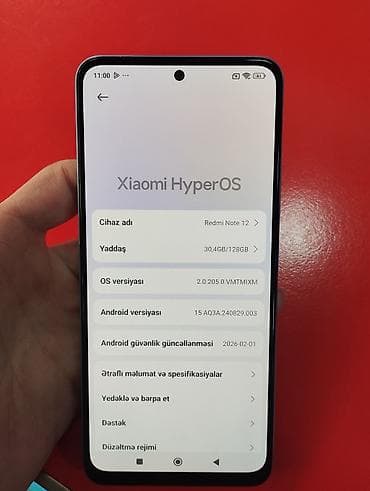 Бытовая техника: Redmi Note 12, 128 ГБ, цвет - Голубой, Две SIM карты — 5