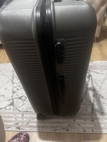 ninebot e2 pro: Oualex sərt korpuslu trolley çamadan - Rəng: tünd boz/metallik - — 2