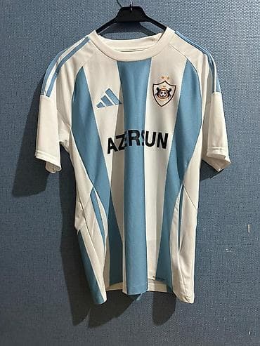 qarabag ajax: Futbolka, Adidas, L, rəng - Ağ — 1