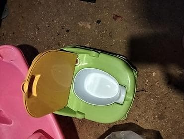 yun palaz: Uşaq üçün tualet oturacağı – maşın formalı - Rənglər: yaşıl-gövdə — 4