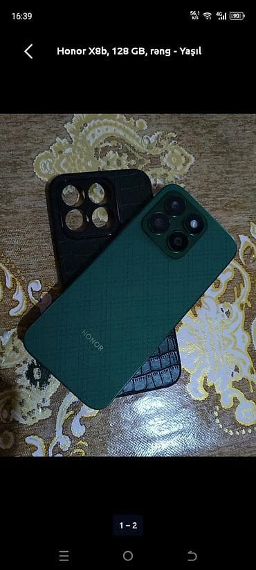 divarda televizor dizayni: Honor X8b, 128 GB, rəng - Yaşıl — 2