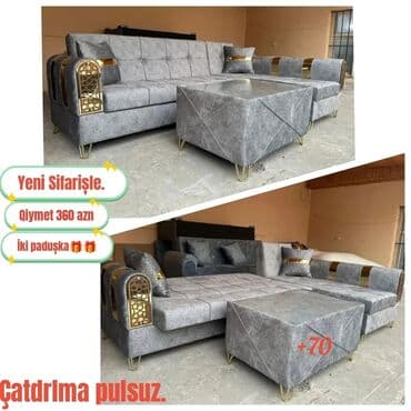 metbex ucun divan: Künc divan, Qonaq otağı üçün, Parça, Bazalı, Açılan, Kitab — 8