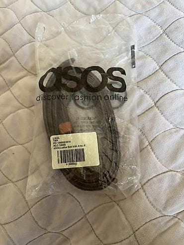 Ремни и пояса: ASOS Leather Belt With Antique E – dəri kəmər - Brend: ASOS - Model — 1
