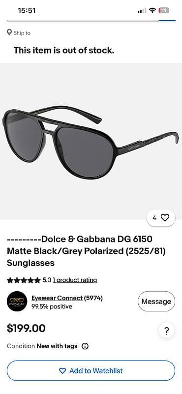 dolça: Salam 🌸 Dolce & Gabbana DG6150 model orjinal gün eynəyi satılır — 2