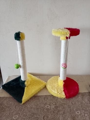 toy sacları: Pişik üçün qaşınma dirəkləri və oyun meydançaları - Model çeşidi: tək — 3