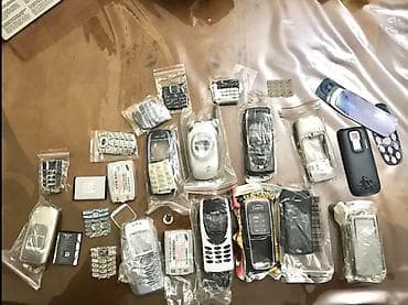 Kolleksiya və təmir üçün klassik Nokia mobil telefonları və ehtiyat — 1