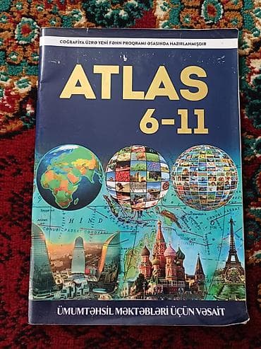 Atlas satılır.6-11 sinif