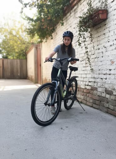 велосипед бишкек бу: Dağ/şosse tipli universal velosiped - Çərçivə: yüngül alyuminiyum — 1