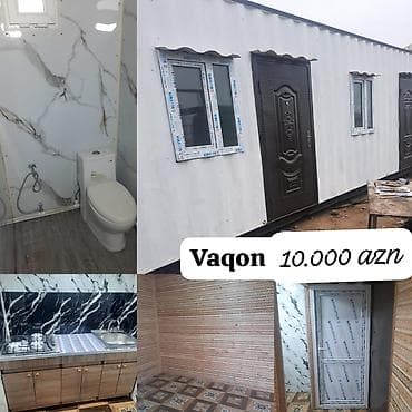 Vaqon ev – 10.000 AZN Ölçülər: - Uzunluq: 12 m - En: 2 m 40 sm -