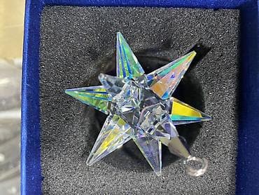 yeni il süfreleri: Kristal ulduz bəzəkləri – 2 növ - Material: yüksək keyfiyyətli — 2