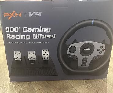 ручки кпп: PXN oyun sükan dəsti – sükan, 3 pedallı blok və mexaniki sürətlər — 5