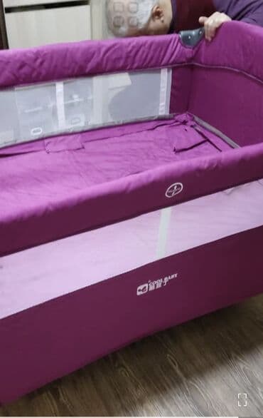 манеж люлька: Манеж-кровать Cool Baby в ярком красном цвете - отличный выбор для — 6