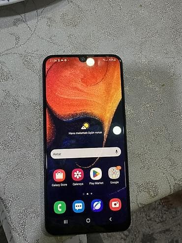 samsung kohnə: Samsung Galaxy A50, 64 GB, rəng - Mavi, İki sim kartlı — 2