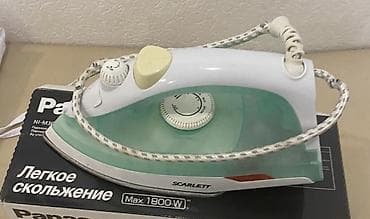 paltar yuyen: Scarlett buxarlı ütü - Güc: maksimum 1800 W – sürətli isinmə və — 1