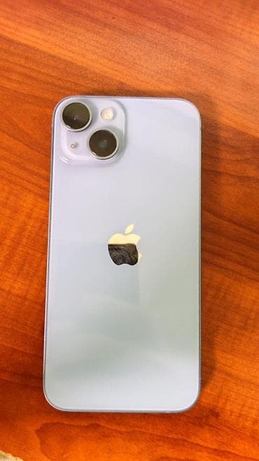 IPhone 14, 128 GB, Mavi, Face ID, Barmaq izi