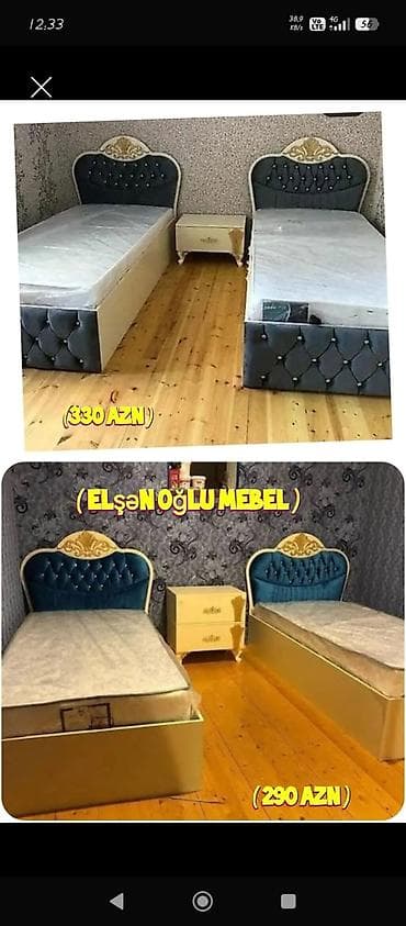 Yeni, Təknəfərlik çarpayı, Bazalı, Matras ilə, Siyirməsiz, Rusiya