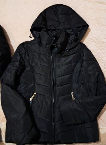 qabarıq qadın tolstovkaları: Qara rəngli qadın şişmə qış gödəkçələri – 2 model - Rəng: klassik — 2