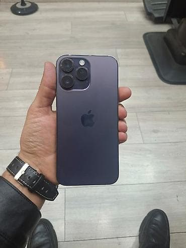 ikinci əl tel: IPhone 14 Pro Max, 256 GB, Deep Purple, Simsiz şarj — 5
