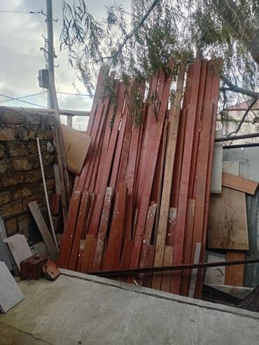 Opel: Tikinti üçün taxta şalban və taxta lövhələr dəsti - Material — 1