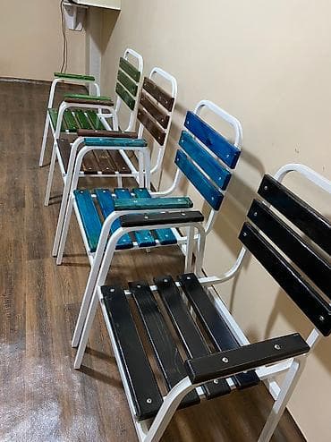 stul 30 azn: Yeni, Dördbucaq masa, Açılmayan, Stullar ilə, Taxta, Azərbaycan — 10