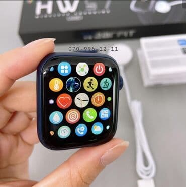 Qol saatı Hw57 pro Smart watch Yeni Apple Watch 7 Seriyasının tam