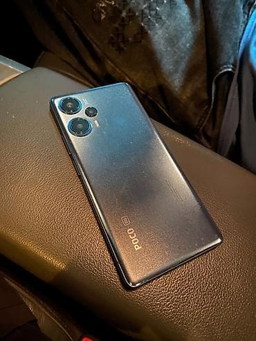 telfon honor: Poco F5, 256 GB, rəng - Mavi, Barmaq izi — 2
