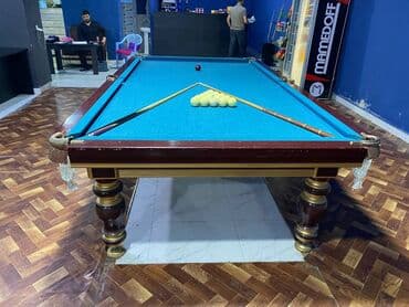 бильярдный стол цена бишкек: - 10 fut Rus bilyard stolu satılır – tam aksesuar komplekti ilə — 6