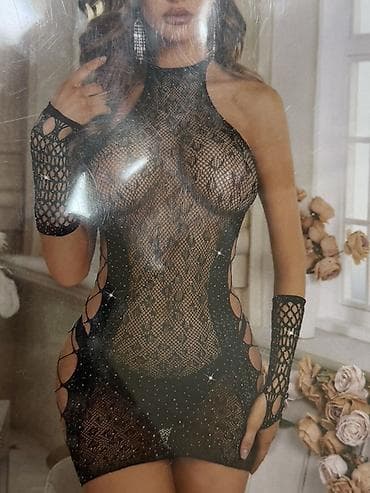 alt geyim: Məhsul: Qara seksi lingerie kolleksiyası - Üslublar: 1) Dantelli — 4