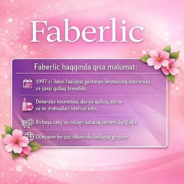 şoför iş elanları: Faberlic – 1997-ci ildən fəaliyyət göstərən beynəlxalq kosmetika və — 1