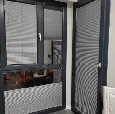 Rum ştorları: Plisse jalüz pərdələr – pəncərə və qapılar üçün müasir günəşdən — 7