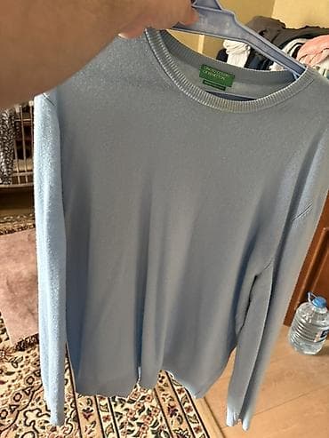 Kurtkalar: Sviter, Benetton, XL, rəng - Mavi — 1