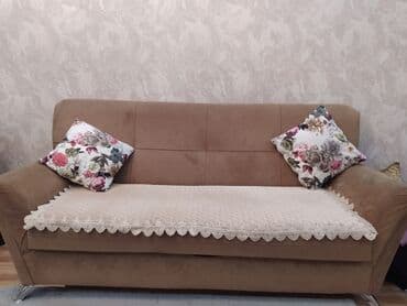 Divan, İşlənmiş, Açılmayan, Bazalı, Parça, Çatdırılma yoxdur