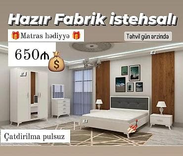 karaca gence: Yataq otağı dəsti rəng seçimi var — 1