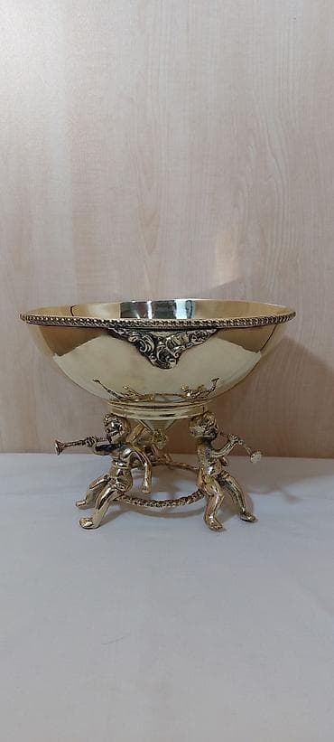 guzgu samdan: Bürünc dekorativ meyvə/qəlyanaltı qabları – barokko üslubunda — 2