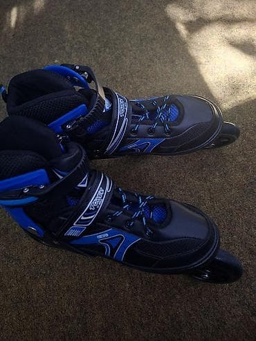 Inline skeyt (təkərli konki) – Power model - Rəng: qara-mavi -