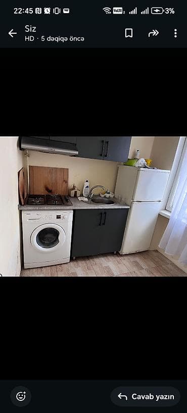 Kirayə mənzillər: 3otaqlı mənzil – mətbəx və sanitar qovşaqla - Geniş işıqlı otaq: iri — 2