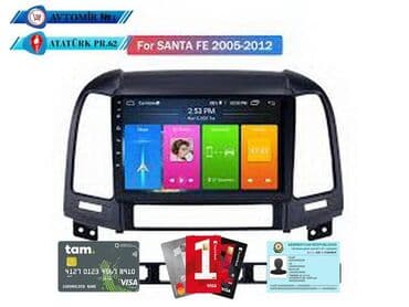 avto manitor: Hyundai Santafe 2008 android monitor DVD-monitor ve android monitor — 1