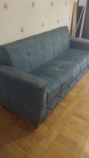 divan madera: Divan-kravat, İşlənmiş, Açılan, Bazalı, Vеlur parça — 2
