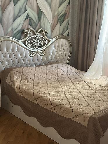 karaca home: İki nəfərlik carpayı.ölcüləri 160*200.Bazalıdır,matrasla birlikdə — 2