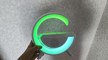 samsung bluetooth: RGB LED işıqlı Bluetooth səsgücləndirici – 3‑ü 1‑də masaüstü qurğu - — 1