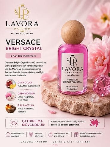 Lavora Parfum – Versace Bright Crystal, Eau de Parfum, 30 ml Zəriflik — 1