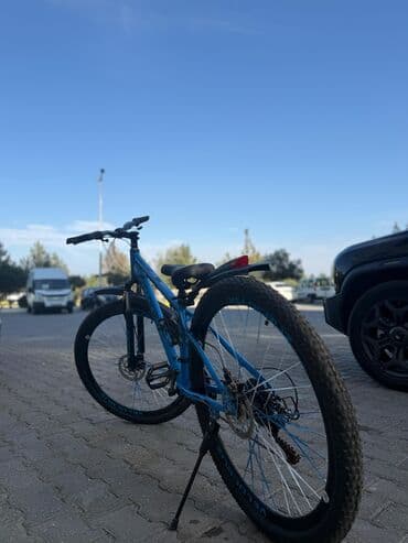 велосипед corex: Velosiped - Çərçivə: yüngül alaşımlı, mavi rəng, aşağı enişli dizayn — 3