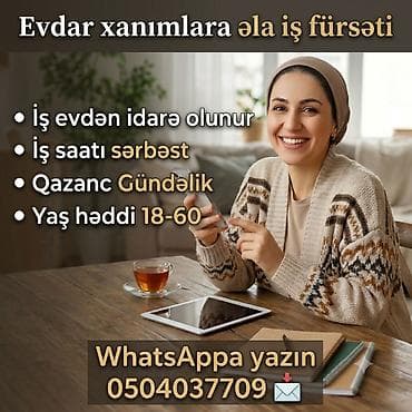 online operator isi: SMM menecer tələb olunur — 1